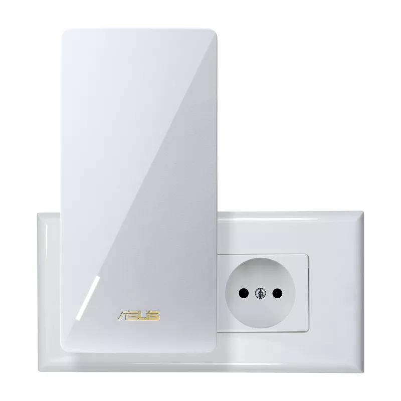 ASUS RP-BE58 Dwupasmowy (2,4 GHz / 5 GHz) Wi-Fi 7 (802.11be) Biały 1 Wewnętrzna