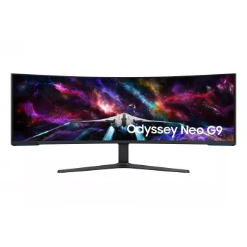 Monitor komputerowy Samsung G95NC 144,8 cm (57 cali) 7680 x 2160 pikseli Dual UHD LED Czarny, Biały