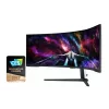Monitor komputerowy Samsung G95NC 144,8 cm (57 cali) 7680 x 2160 pikseli Dual UHD LED Czarny, Biały