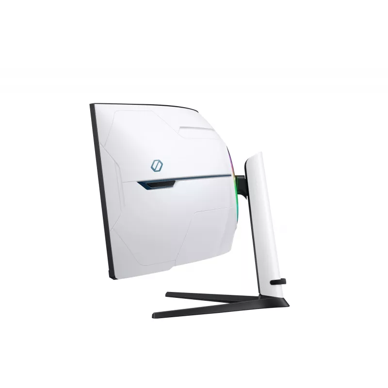 Monitor komputerowy Samsung G95NC 144,8 cm (57 cali) 7680 x 2160 pikseli Dual UHD LED Czarny, Biały