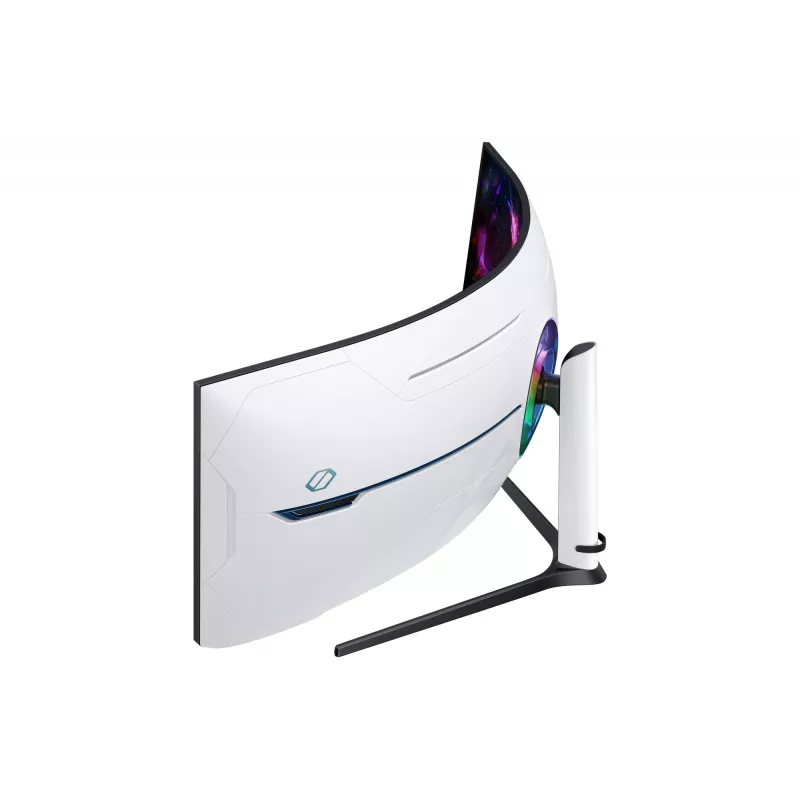 Monitor komputerowy Samsung G95NC 144,8 cm (57 cali) 7680 x 2160 pikseli Dual UHD LED Czarny, Biały