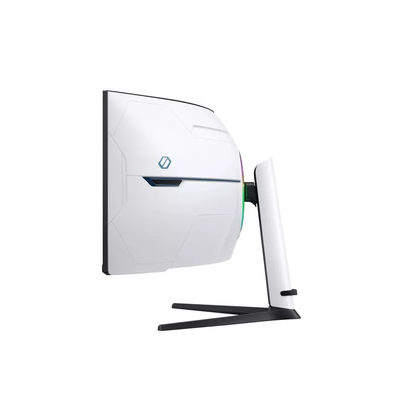 Monitor komputerowy Samsung G95NC 144,8 cm (57 cali) 7680 x 2160 pikseli Dual UHD LED Czarny, Biały