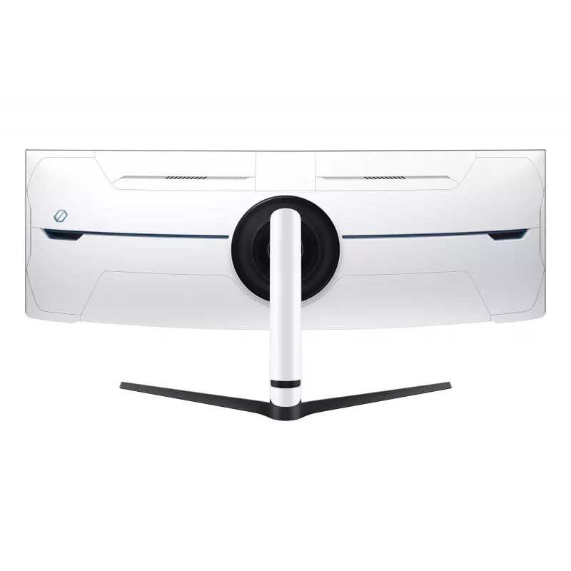 Monitor komputerowy Samsung G95NC 144,8 cm (57 cali) 7680 x 2160 pikseli Dual UHD LED Czarny, Biały