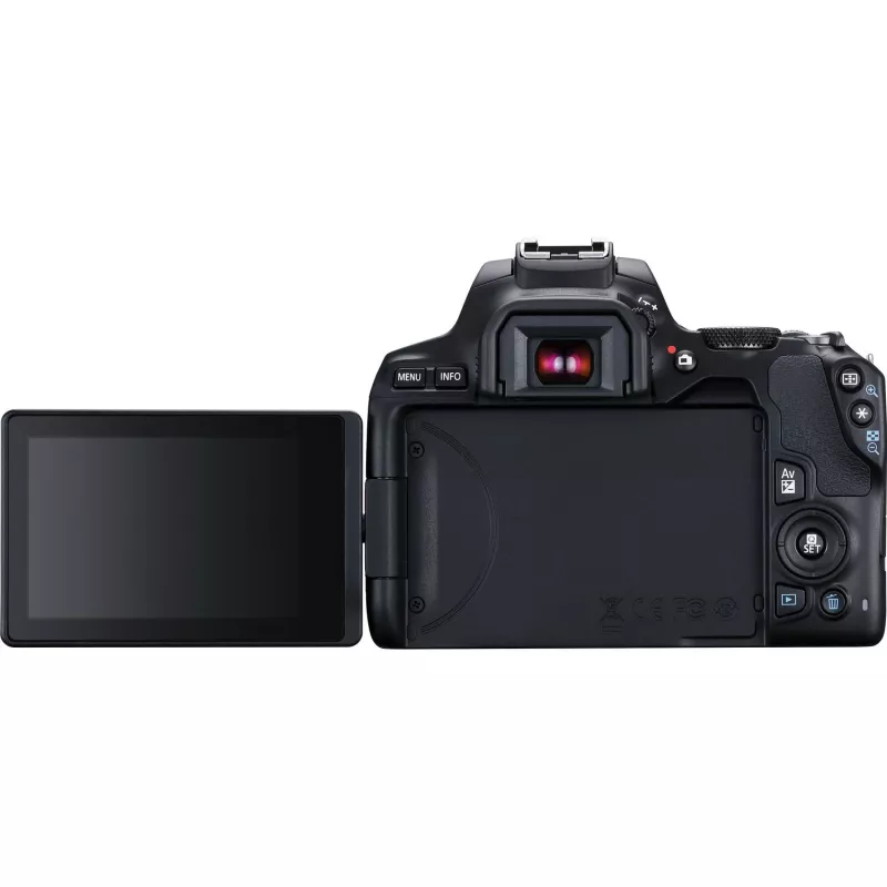 Canon EOS 250D + EF-S 18-55mm f/3.5-5.6 III SLR Camera Kit 24.1 MP CMOS 6000 x 4000 pixels Czarny