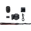 Canon EOS 250D + EF-S 18-55mm f/3.5-5.6 III SLR Camera Kit 24.1 MP CMOS 6000 x 4000 pixels Czarny