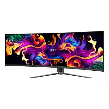 Monitor komputerowy MSI MPG 491CQP QD-OLED 124.5 cm (49 cali) 5120 x 1440 pikseli DQHD Czarny
