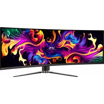 Monitor komputerowy MSI MPG 491CQP QD-OLED 124.5 cm (49 cali) 5120 x 1440 pikseli DQHD Czarny