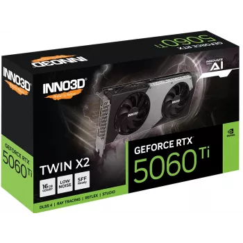 Karta graficzna Inno3D GeForce RTX 5060 Ti — 16 GB GDDR7, PCIe 5.0, 128-bit, 448 GB/s