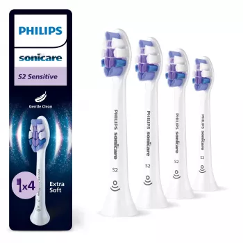 Końcówki szczoteczki Philips Sensitive HX6054/87, 4-pak