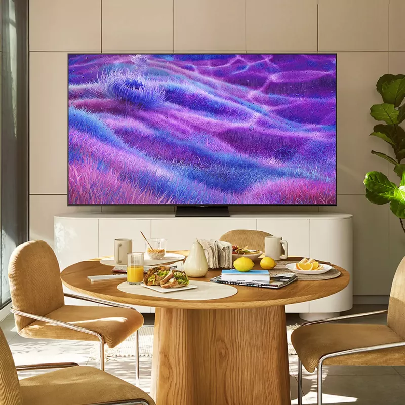 Samsung QE55QN80FAU 139,7 cm (55 cale) 4K Ultra HD Smart TV Wi-Fi Srebrny