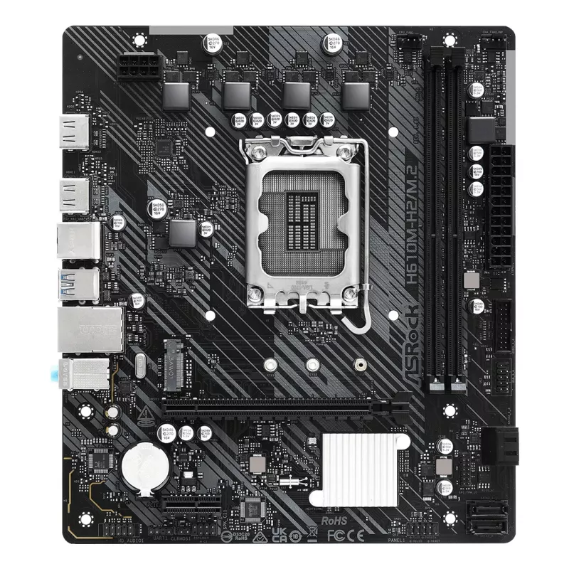 Płyta główna ASRock H610M-H2/M.2 LGA1700 Intel H610 2 x DDR4 2 x HDMI 2.1 TMDS kompatybilna mATX