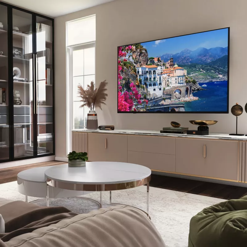 LG UHD AI 75UA75006LA 190,5 cm (75 cali) 4K Ultra HD telewizor Smart TV Wi-Fi Czarny