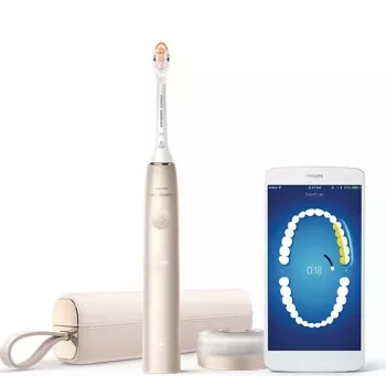 Philips Sonicare DiamondClean Prestige 9900 series DiamondClean Prestige HX9992/11 Soniczna szczoteczka elektryczna z SenseIQ - Szampańska