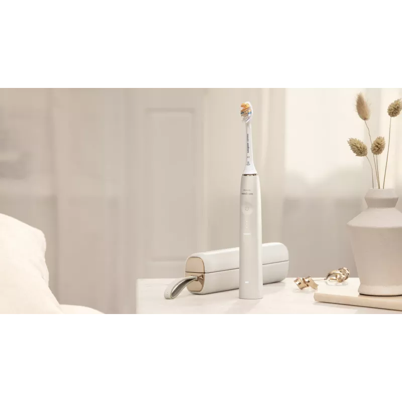 Philips Sonicare DiamondClean Prestige 9900 series DiamondClean Prestige HX9992/11 Soniczna szczoteczka elektryczna z SenseIQ - Szampańska