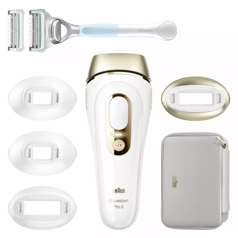Braun Silk-expert Pro PL5356 Światło pulsacyjne (IPL) Złoty, Biały