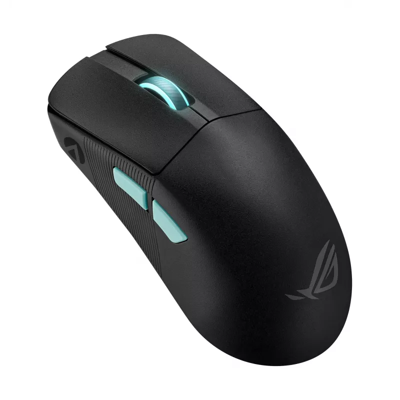 Mysz gamingowa ASUS ROG Harpe Ace Aim Lab Edition, ambidekstralna, RF Wireless + Bluetooth + USB Type-A, optyczna, 36000 DPI