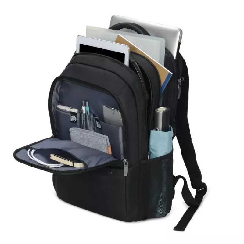 DICOTA Eco Backpack Select - plecak na notebooka 13-15,6 cala - czarny / PET z recyklingu