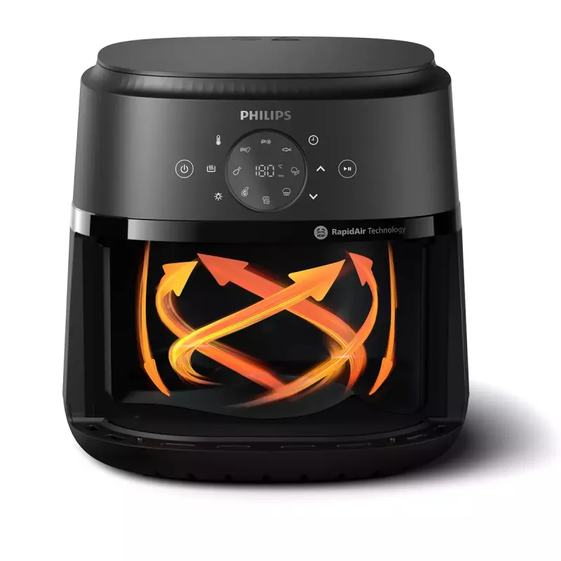 Frytkownica powietrzna Philips NA231/00 seria 2000 — 6,2 l, 1700 W, 13 programów, technologia Rapid Air niskotłuszczowa