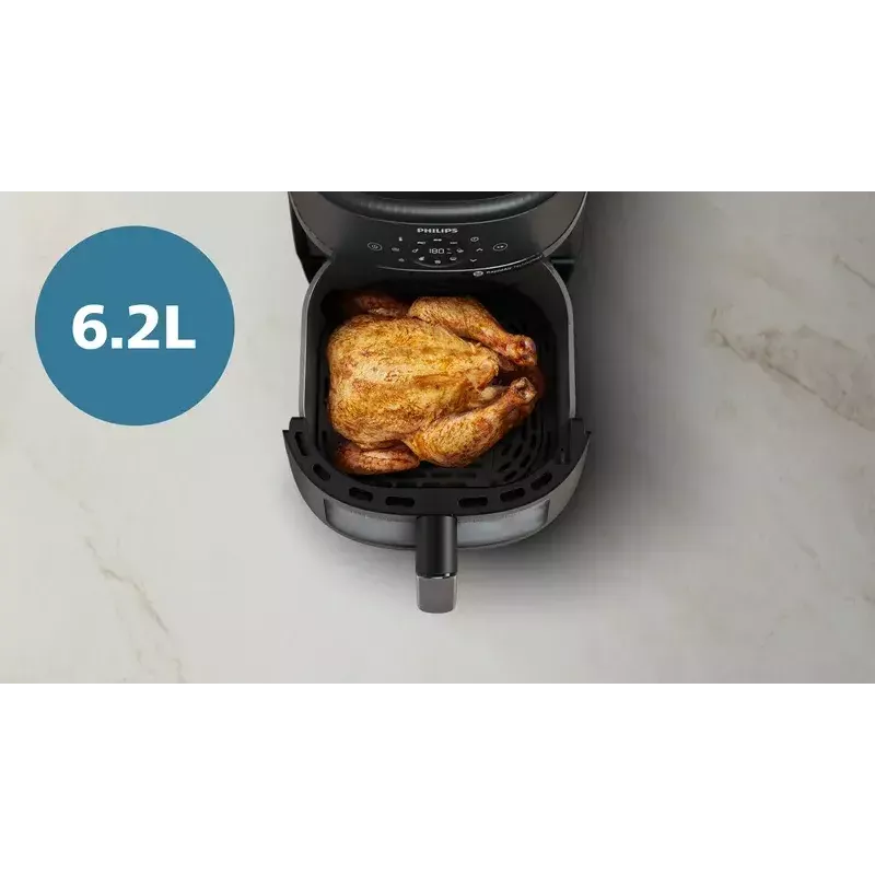 Frytkownica powietrzna Philips NA231/00 seria 2000 — 6,2 l, 1700 W, 13 programów, technologia Rapid Air niskotłuszczowa