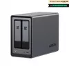 Ugreen NASync DXP2800 NAS System 2-Bay Compact Intel® N N100 8 GB DDR5 0 TB UGOS Pro Czarny