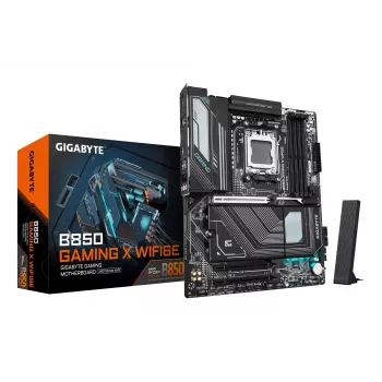 Płyta główna GIGABYTE B850 GAMING X WIFI6E - procesory AMD Ryzen 9000 Series, 12+2+2 fazy cyfrowego VRM, do 8200MHz DDR5 (OC), 1xPCIe 5.0 + 2xPCIe 4.0 M.2, 2.5LAN, WIFI 6E, USB 3.2 Gen 2x2