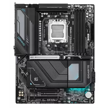 Płyta główna GIGABYTE B850 GAMING X WIFI6E - procesory AMD Ryzen 9000 Series, 12+2+2 fazy cyfrowego VRM, do 8200MHz DDR5 (OC), 1xPCIe 5.0 + 2xPCIe 4.0 M.2, 2.5LAN, WIFI 6E, USB 3.2 Gen 2x2