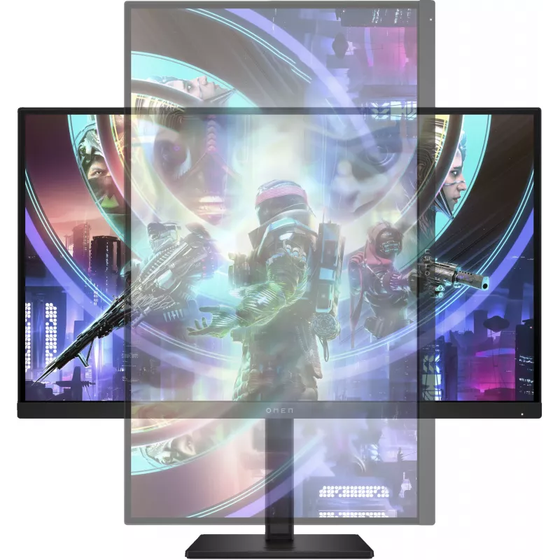 Monitor gamingowy OMEN by HP 27 cali QHD 240 Hz - OMEN 27qs, 68.6 cm (27 cali), 2560 x 1440 pikseli, Quad HD, LCD, 1 ms, Czarny