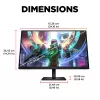 Monitor gamingowy OMEN by HP 27 cali QHD 240 Hz - OMEN 27qs, 68.6 cm (27 cali), 2560 x 1440 pikseli, Quad HD, LCD, 1 ms, Czarny