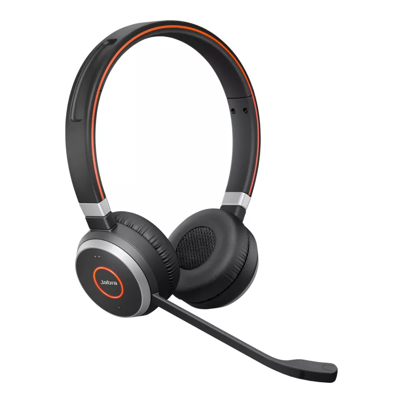 Jabra Evolve 65 SE - UC Stereo, bezprzewodowy, biurowy/Call Center, 20–20000 Hz, 310 g, zestaw słuchawkowy, czarny