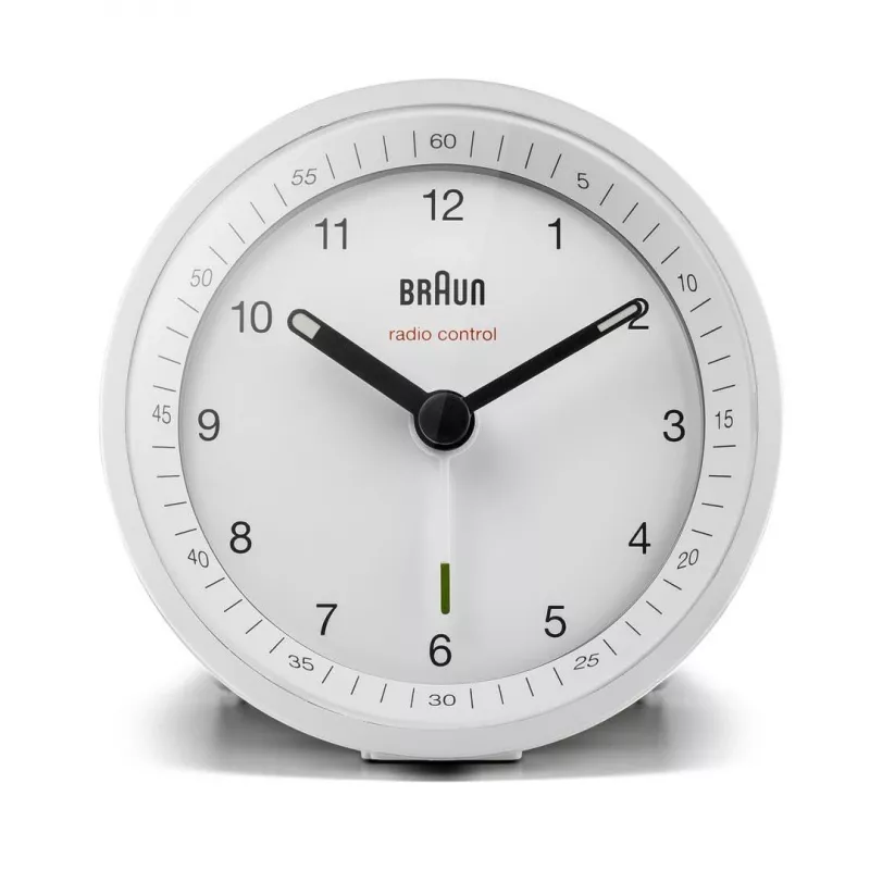 Braun BC07W-DCF Kwarcowy budzik Biały