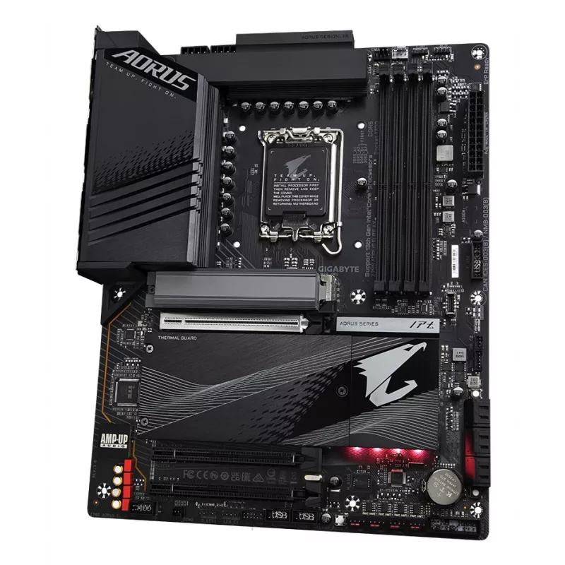 Płyta główna GIGABYTE Z790 AORUS ELITE AX - obsługuje procesory Intel Core 14. generacji, 16*+2+1 faz cyfrowego VRM, do 7600 MHz DDR5 (OC), 4x PCIe 4.0 M.2, Wi-Fi 6E, 2,5GbE LAN, USB 3.2 Gen 2x2