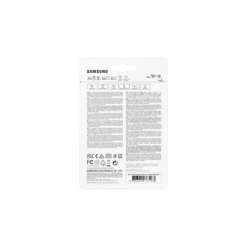 Samsung MB-MJ256K 256 GB MicroSDXC UHS-I Class 10