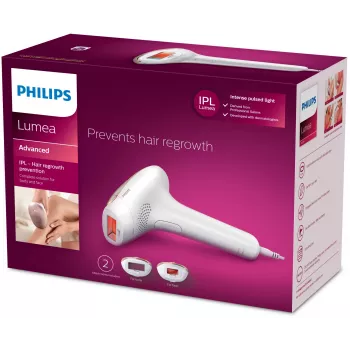 Philips Lumea Advanced SC1997/00 IPL - Urządzenie do usuwania włosów, Domowe światło pulsacyjne (HPL), Złoty, Biały, 15 min, 1 min, 1 min, 1 min