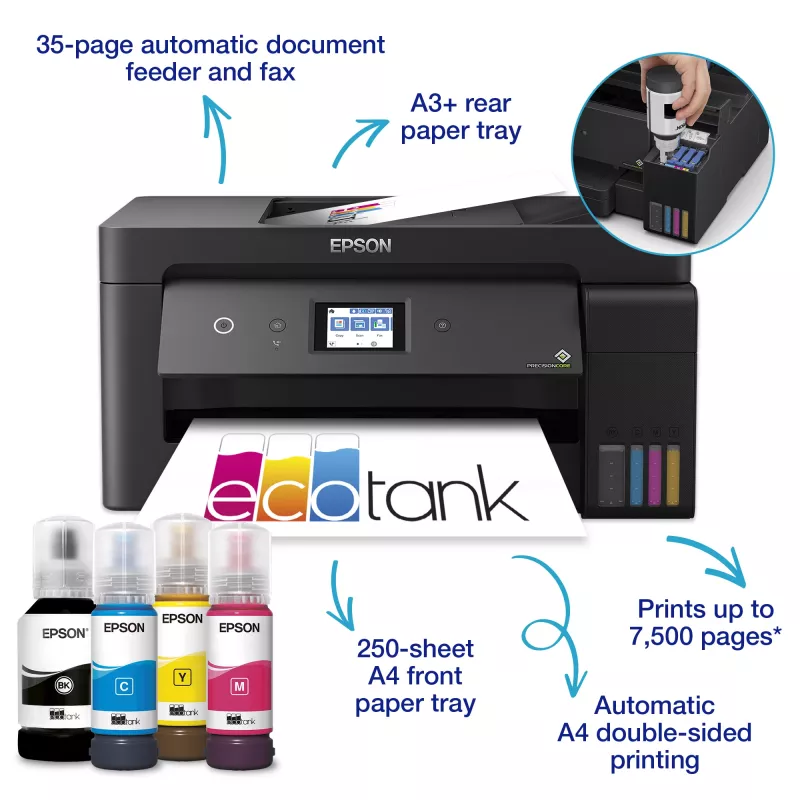 Epson EcoTank ET-15000 Atramentowy A3 4800 x 1200 DPI 17 ppm Wi-Fi