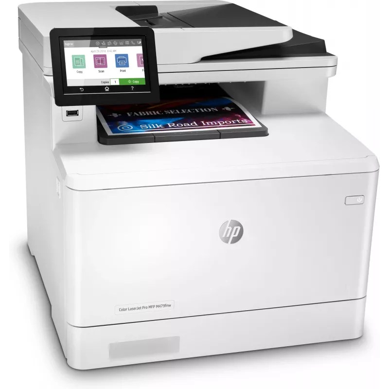 HP Color LaserJet Pro MFP M479fnw, Drukuj, kopiuj, skanuj, faks, e-mail, Skanuj do e-mail/PDF; 50-arkuszowy podajnik ADF