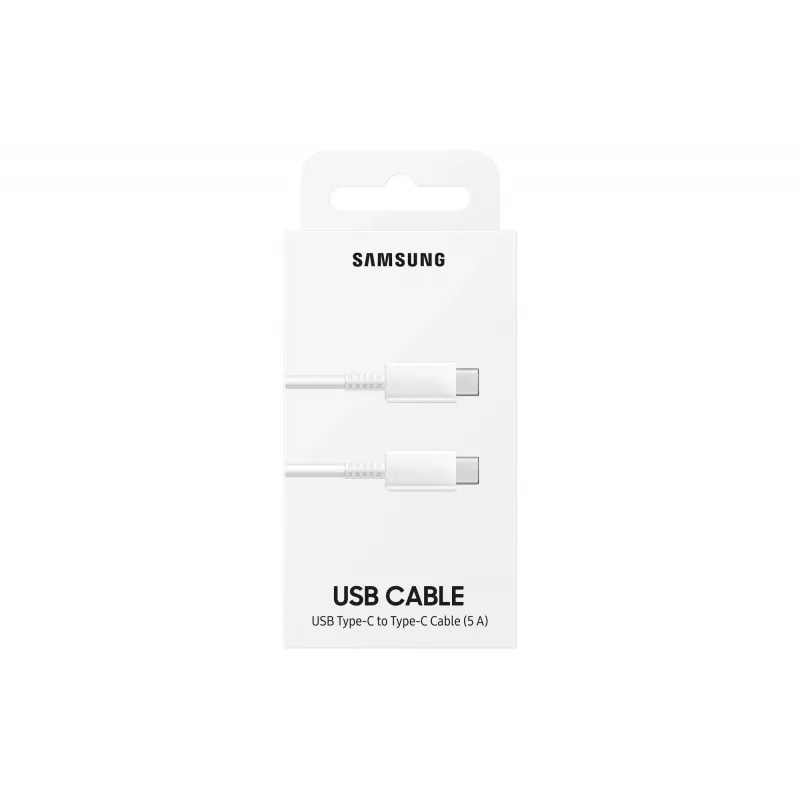 Samsung EP-DN975 - USB-Kabel - USB-C (M) bis USB-C (M) - USB 2.0 - 1 m - USB-Stromversorgung (5A, 100 W) - weiß - für Galaxy Note10, Note10+, Note10+ 