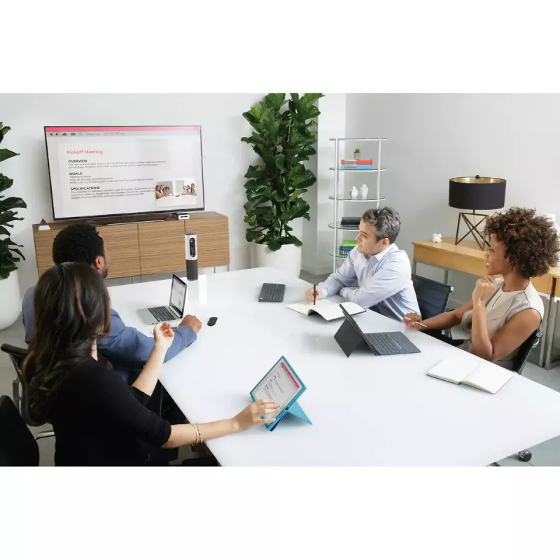 LOGITECH Conferencecam Connect Zintegrowane Rozwiązanie do Wideokonferencji Srebrny