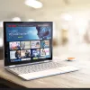 j5create JVAW62 ScreenCast USB-C® bezprzewodowy przedłużacz wyświetlacza HDMI™, biały i pomarańczowy