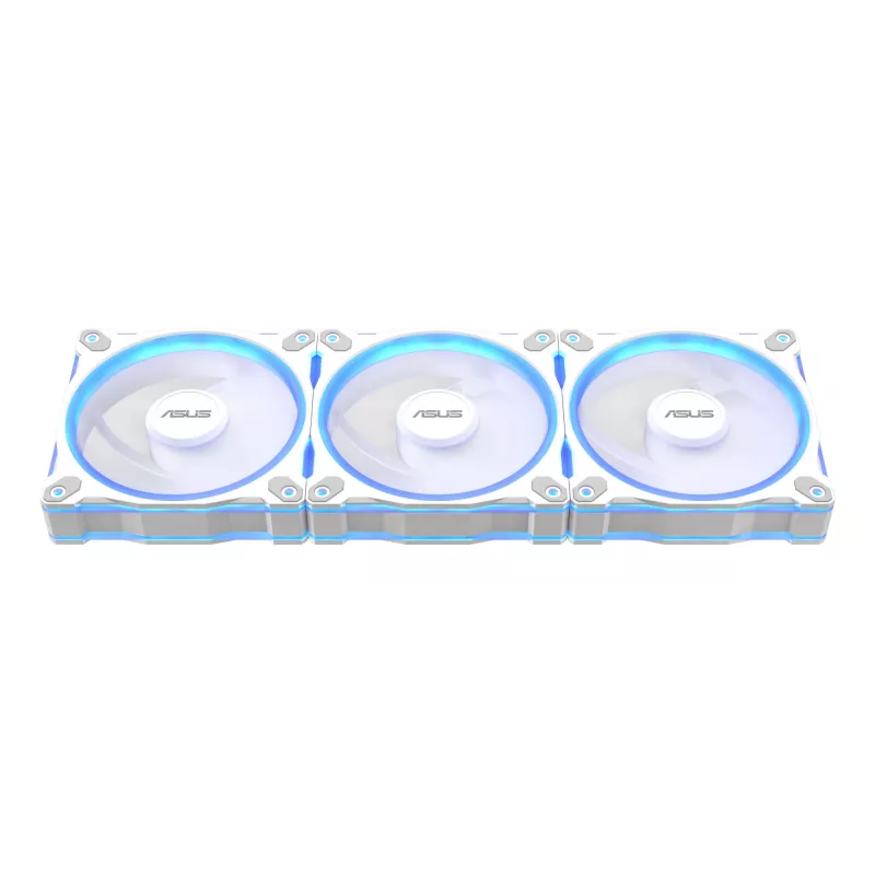 Wentylator obudowy ASUS Prime MR120 120 mm 1600 obr./min Biały (3-pak, LED, 58 CFM, 23 dB)