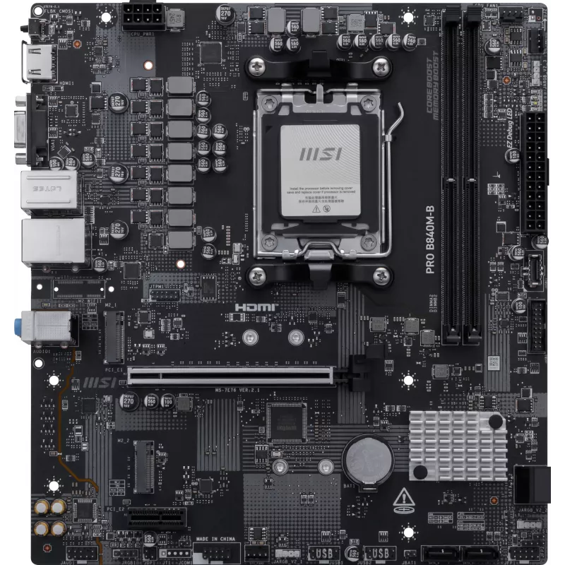 Płyta główna MSI PRO B840M-B AMD B840 Socket AM5 micro ATX