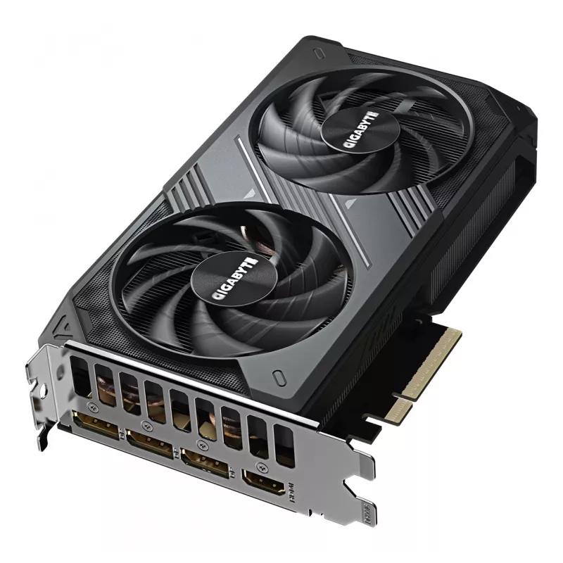Karta graficzna GIGABYTE GeForce RTX 5060 WINDFORCE OC 8G - 8 GB GDDR7, 128-bit, PCI-E 5.0, zegar rdzenia 2512 MHz, 3 x DisplayPort, 1 x HDMI, GV-N5060WF2OC-8GD