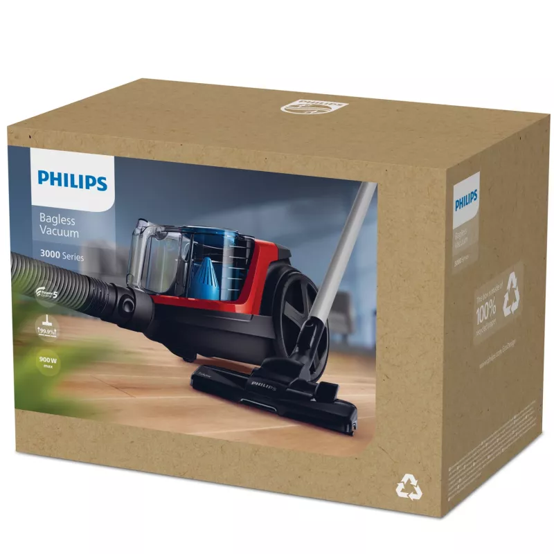Odkurzacz Philips 3000 series FC9330/09 1,5 L Cylinder Suchy 900 W Bezworkowy