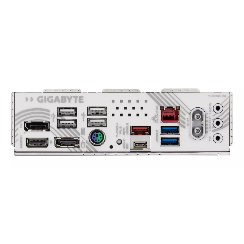 Płyta główna GIGABYTE B850M EAGLE WIFI6E ICE - procesory AMD Ryzen 9000 Series, 8+2+2 fazy cyfrowego VRM, do 8200 MHz DDR5 (OC), 1xPCIe 5.0 + 1xPCIe 4.0 M.2, Wi-Fi 6E, 2,5 GbE LAN, USB 3.2 Gen 2