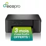 Kompaktowa bezprzewodowa drukarka atramentowa 3 w 1 Brother DCP-J1260W, Atramentowa, Druk w kolorze, 1200 x 6000 DPI, Kopiowanie w kolorze, A4, Czarna