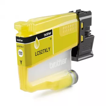 Oryginalny wkład atramentowy Brother LC527XLY o wysokiej wydajności – żółty