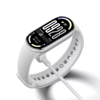 Opaska aktywności Xiaomi Smart Band 10 — wyświetlacz AMOLED 1,72 cala, różowy, do 21 dni pracy baterii