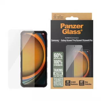 PanzerGlass® Szkło ochronne Samsung Galaxy Xcover7 Pro | Xcover7 | Xcover6 Pro | Ultra-Wide Fit