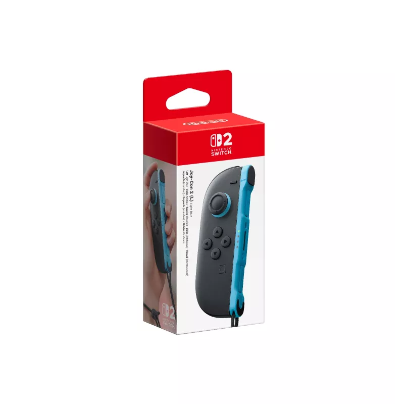 Nintendo Joy-Con™ 2 (L) Light niebieski, Joystick, Nintendo Switch 2, Przycisk przechwytywania, D-pad, Analogowo-cyfrowa, Bezprzewodowa, Bluetooth