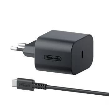 Nintendo Switch 2 AC Adapter, do użytku wewnętrznego, AC, 20 V, 1.5 m, Czarny