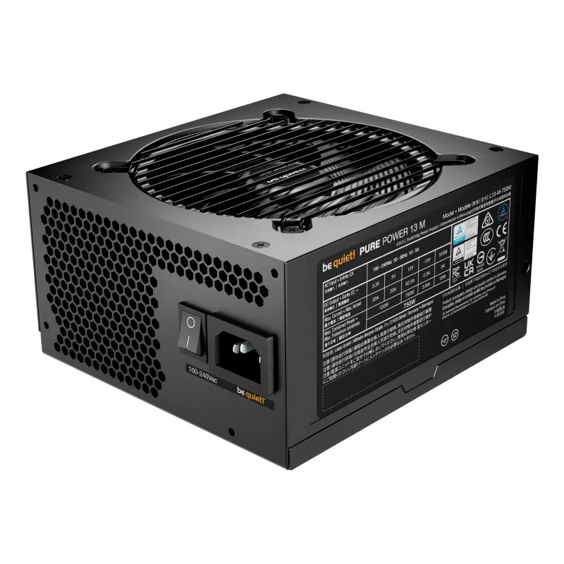 be quiet Pure Power 13 M | Zasilacz 750W 20+4 pin ATX ATX Czarny